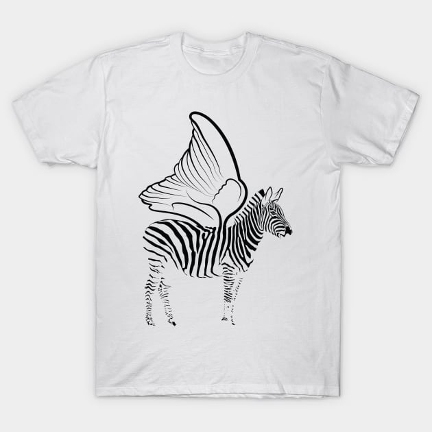 zebra stripes T-Shirt by Express Yourself everyday